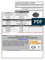 Data Sheet - MnO2 (66-68%)