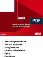 Online Training Module: R410a & R32 Refrigerant Systems