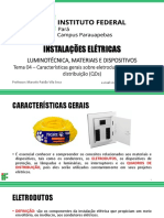 Tema 04 - Características Gerais Sobre Eletrodutos e Quadros de Distribuição (QDS)