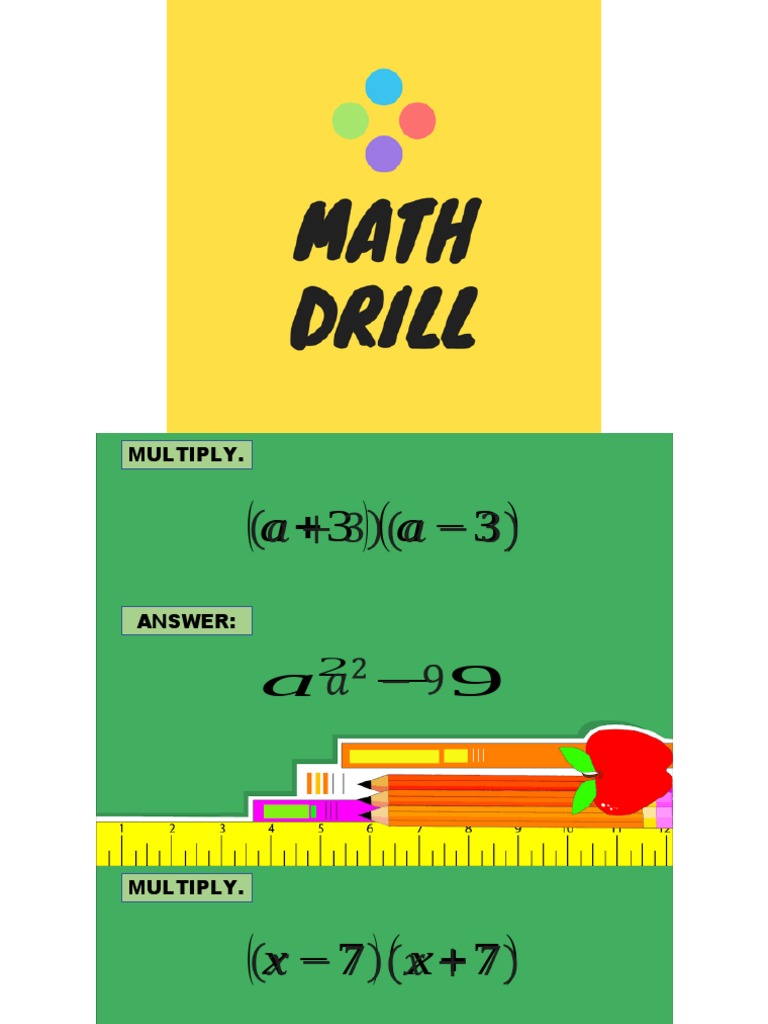 Special Products PDF Elementary Mathematics Arithmetic