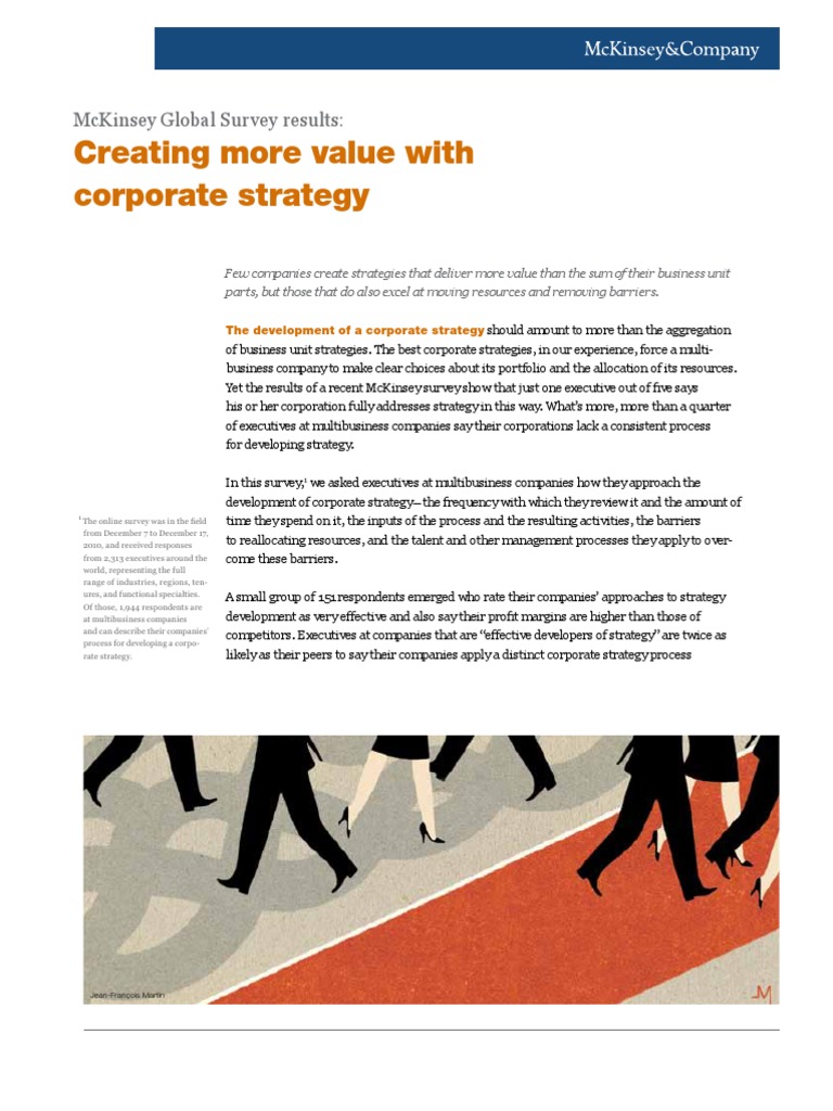 Creating More Value With Corporate Strategy | PDF