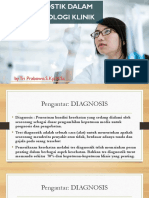 Diagnostik Dalam Epidemiologi Klinik