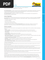 DR Fixit Wonderproof 100 | PDF | Concrete | Coating