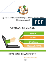 Operasi Aritmatika Bilangan Biner, Oktal, Dan Heksadesimal