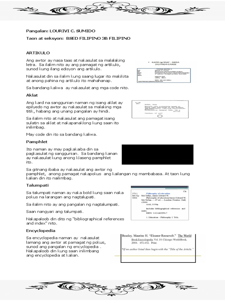 Card Catalog | PDF