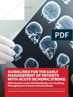 Guidelines for Mangaging Patients With AIS 2019 Update to 2018 Guidelines