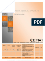PRO-C-0311 - Indice 12 - Procédure Générale de Certification Des Entreprises Et Entreprises de Travail Temporaire