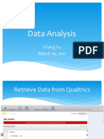Data Analysis: I-Pang Fu March 19, 2011
