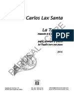 Juan Carlos Lax - La Tarara - French Horn and Piano