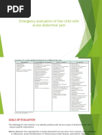RCH Guidelines: Pediatric Abdominal Pain | PDF | Pain | Constipation