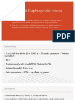 Diaphragmatic Hernia