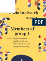 Social Network: Group 1