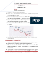 Concept of Uniform Flow: Lecture Note For Open Channel Hydraulics