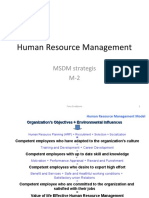 Human Resource Management: MSDM Strategis M-2