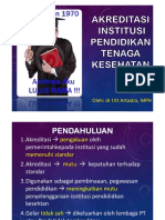 Akreditasi Pendidikan Kesehatan - DR - Artastra