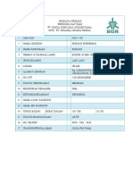 Biodata Anggota Satpam BGR