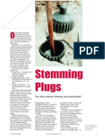 Stemming Plugs: Can They Improve Blasting and Productivity?