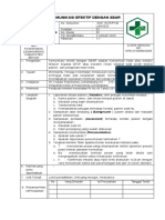 SOP Komunikasi Efektif Dengan SBAR