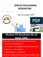 Bentuk Dan Jenis Pelayanan Kesehatan