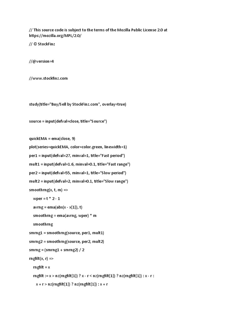 Buy Sell Indicator Free 1 | Download Free PDF | Computing And ...