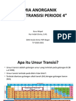 Pendahuluan Sifat Unsur Transisi