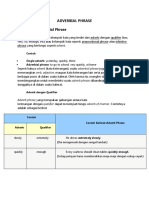 Adverbial Phrase