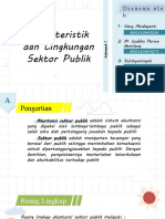 Karakteristik & Lingkungan Sektor Publik