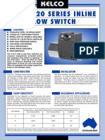 C15 & C20 Series Inline Flow Switch: Features