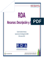 RDA Recursos Descripción y Acceso