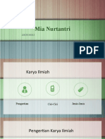 Mia Nurtantri - Tugas Individu Karya Ilmiah