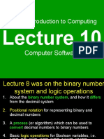 CS101 Introduction to Computing Software