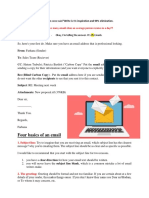 How To Write Professional Email in English