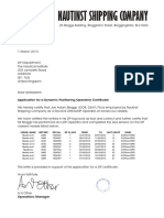 Seatime Confirmation Sample Letter - Mar 2013