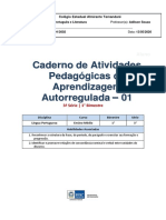 Caderno de atividades de português aborda concordância e estrutura da frase
