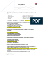 Geografia 6 EVALUACION TRIMESTRE 3 SOLUCIONARIO