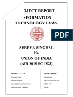 Shreya Singhal Vs Union of India