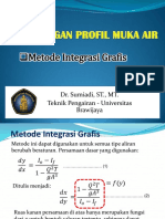 Metode Integrasi Grafis: Dr. Sumiadi, ST., MT. Teknik Pengairan - Universitas Brawijaya