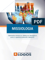 Missiologia | Curso de Teologia 100% Online | Instituto de Teologia Logos