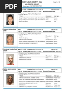 Jail Roster Report: Charges 1 2 3 Offense Level Order Type