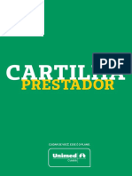 Cartilha Prestador UNIMED