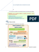 Leemos Una Infografía Sobre El Cuidando de La Salud