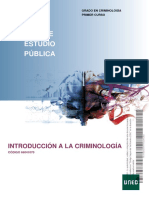Guía de Estudio Pública: Introducción A La Criminología