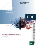 Guía de Estudio Pública: Teoría Criminológica
