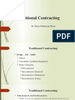Traditional Contracting: Dr. Rana Humayun Ihsan