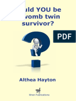 Could You Be A Womb Twin Survivor