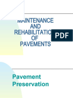 Maintenance and Rehabilitation of Pavements