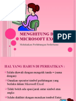 Menghitung Dengan Microsoft Excel 2007