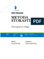 Modul 2 - Pemrogramma Integer - MetStok