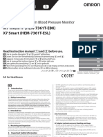 Instruction Manual: M7 Intelli IT (HEM-7361T-EBK) X7 Smart (HEM-7361T-ESL)