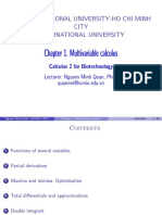 Chapter 1. Multivariable Calculus: Vietnam National University-Ho Chi Minh City International University